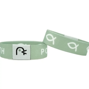 Wearable Bible Bracelet, Religious Bracelets with NFC Christian Daily Bible Verse - Green
